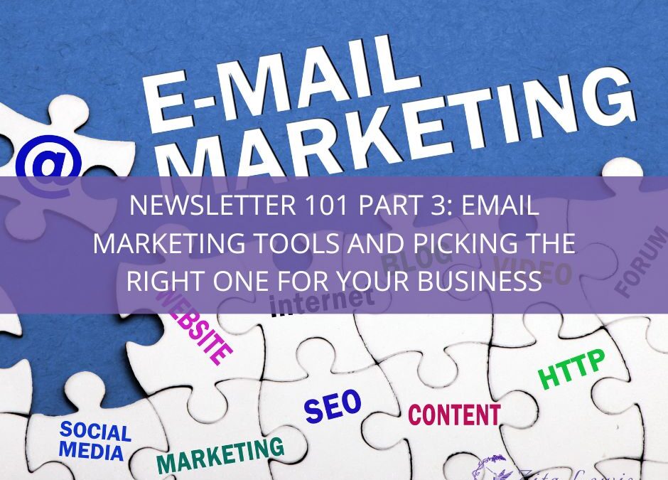 Which email marketing app you should use for your small business - Picture of an email marketing jigsaw