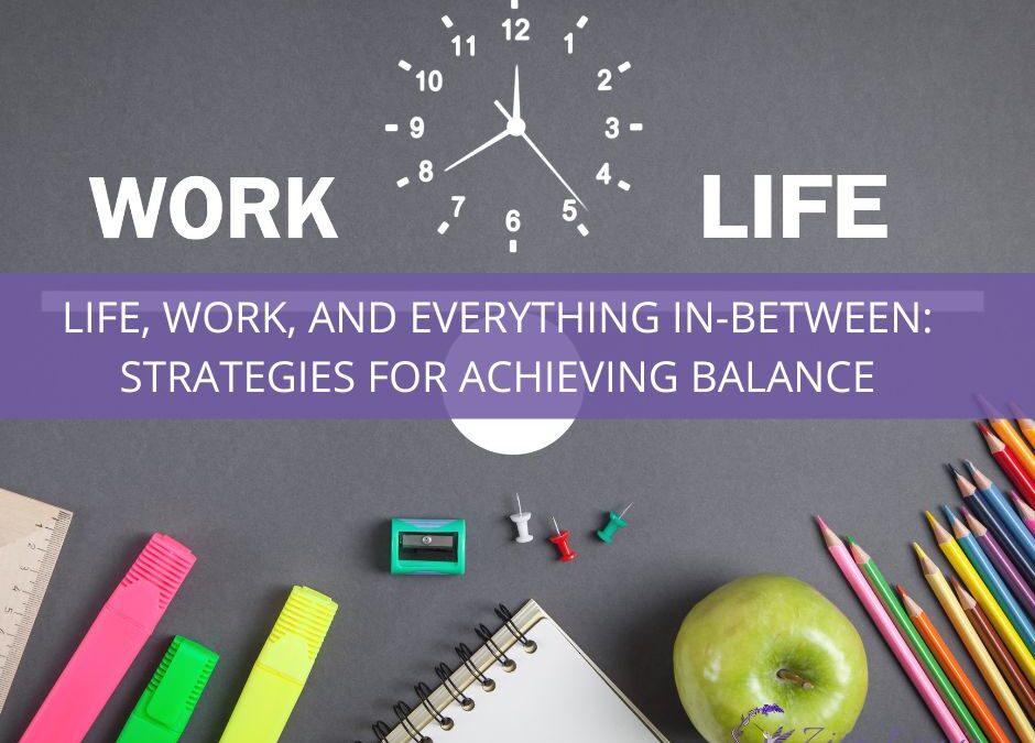 How to manage your lifestyle, home and business tasks better - Picture of work/life and scales and a clock